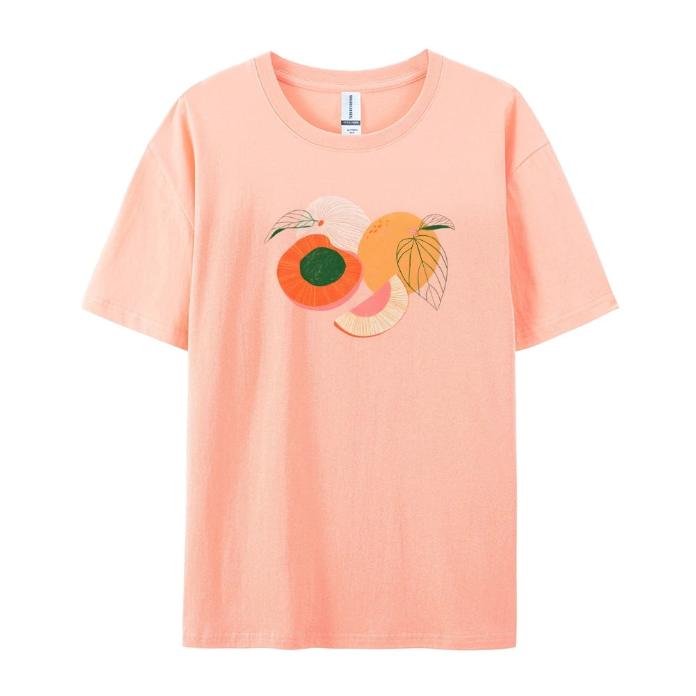 Breathable Cotton T-Shirt Women Y2K Inspired Graphic Design Tops With Lightweight Fabric Versatile Basic Wardrobe Essential