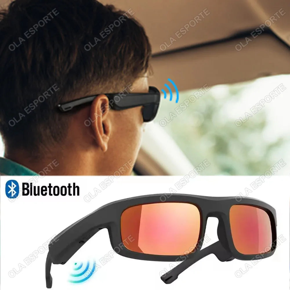 Smart Sunglasses Bluetooth 5.3 Earphone HiFi Stereo Music Wireless Headset Driving HD Mic Call Headphones Smart Glasses 2025 New