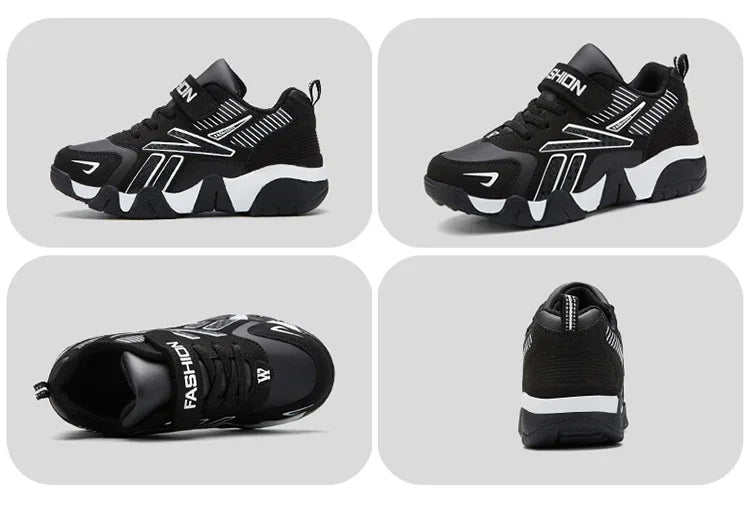 Children Boys Shoes School Sports Fashion Leather For Kids Tennis Casual Sneakers Children's Boy Running 7-13 Years Walking Shoe