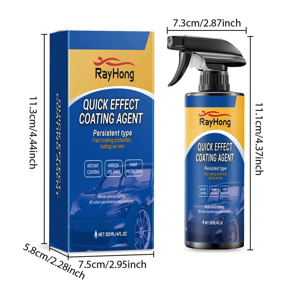 Car Coating Spray Multi-Functional Quick-Dry Cars Polish Maintenance Water Scratch Wax Polish Hydrophobic Spray Cars Accessories
