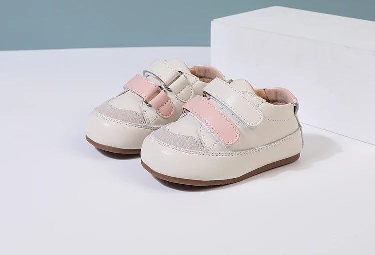 0-5 Years New Baby Shoes For Boy Leather Toddler Children Barefoot Shoes Soft Sole Outdoor Kids Tennis Fashion Girls Sneakers