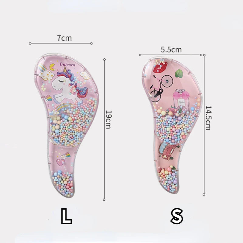 Cartoon Animal Baby Combs High Quality Anti-knot Hair Massager Kids Hair Brushes Hairdressing Comb for Children Adult Hair Care