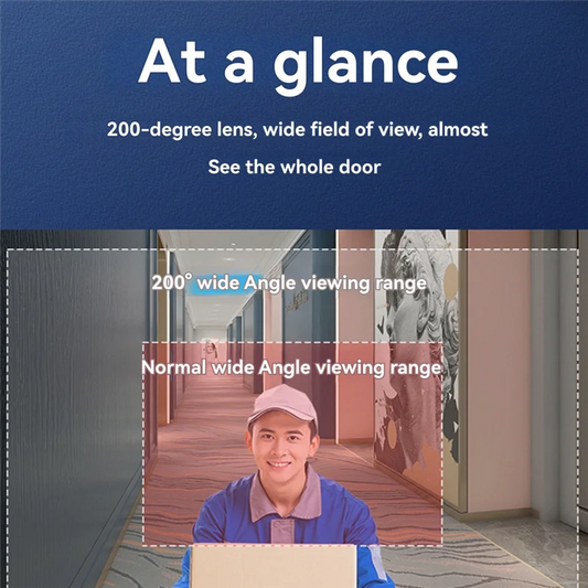 AAAEL-Wireless WIFI Doorbell Video Intercom Door Bell With Camera 2MP Smart Home For Security Protection PIR Motion Detection