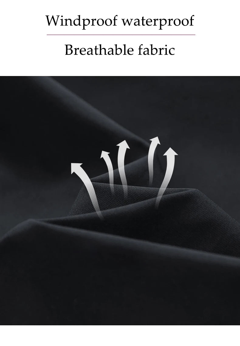 Autumn Men's Jacket Springtime Trendy Streetwear Coat Fashion Outerwear Hooded Solid Color Men Jackets Korean Version Clothing