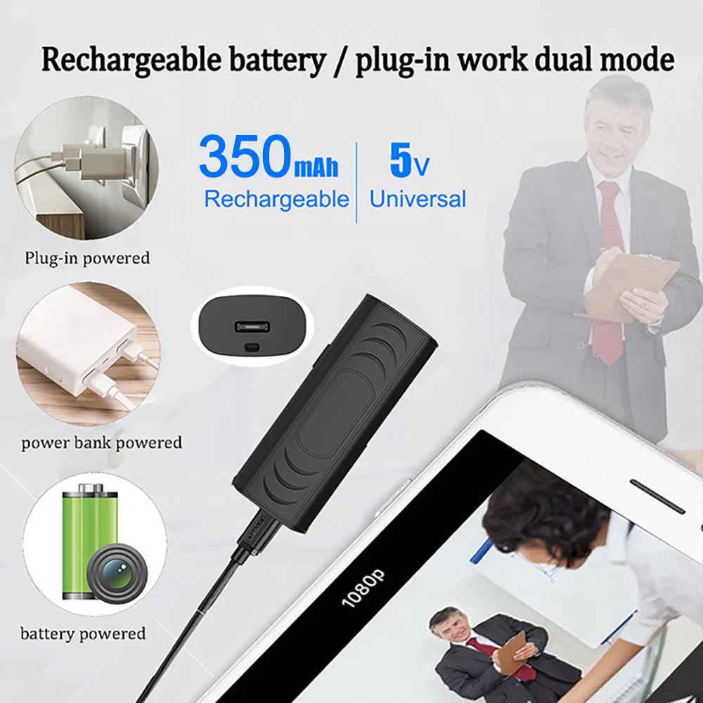 Mini Home Security Camera HD Smart Wireless WiFi Remote View Small Nanny IP Cam Sleep Standby,Remote Wakeup