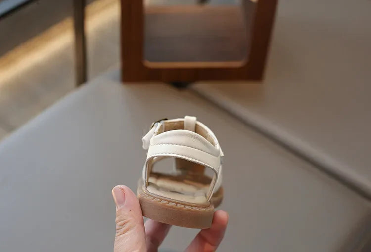 Kids Sandals 2025 Summer Sandals for Boy Fashion Children Cut-Outs Beach Shoes Braided Style Causal Walking Flat Sandals