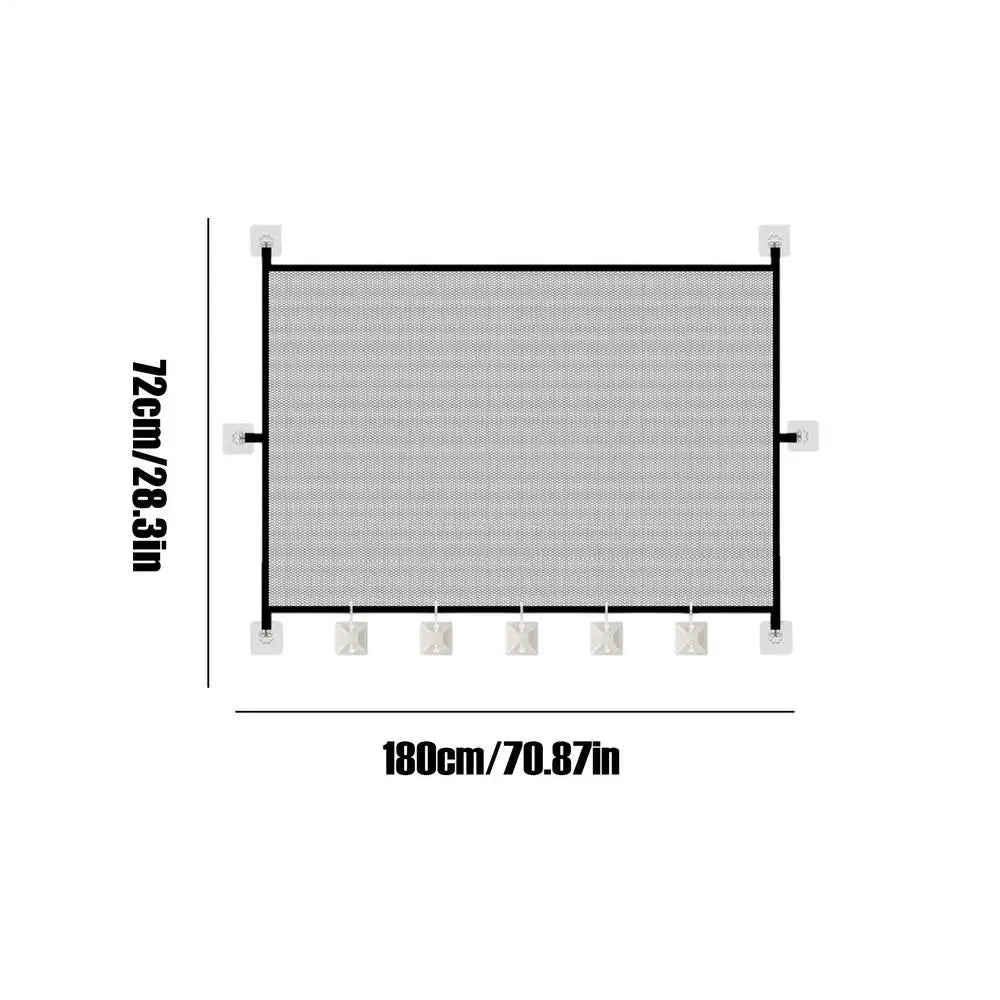 Dog Gate Indoor Retractable Mesh Baby Fence Pet Accessories For Porch Window Fireplace Doorway Yard Nursery Kitchen Balcony Pool