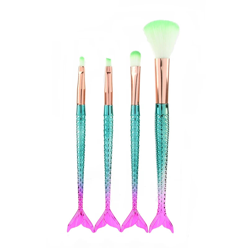 Four-piece Suit Mermaid Makeup Brush