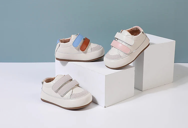 0-5 Years New Baby Shoes For Boy Leather Toddler Children Barefoot Shoes Soft Sole Outdoor Kids Tennis Fashion Girls Sneakers