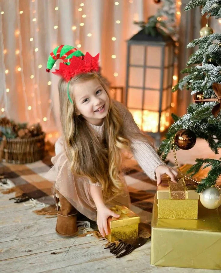 Christmas Cosplay Hair Hoop Merry Christmas Xmas Hat Santa Claus Leg Girl Boys Festival Party Headband Women Men Head Decoration