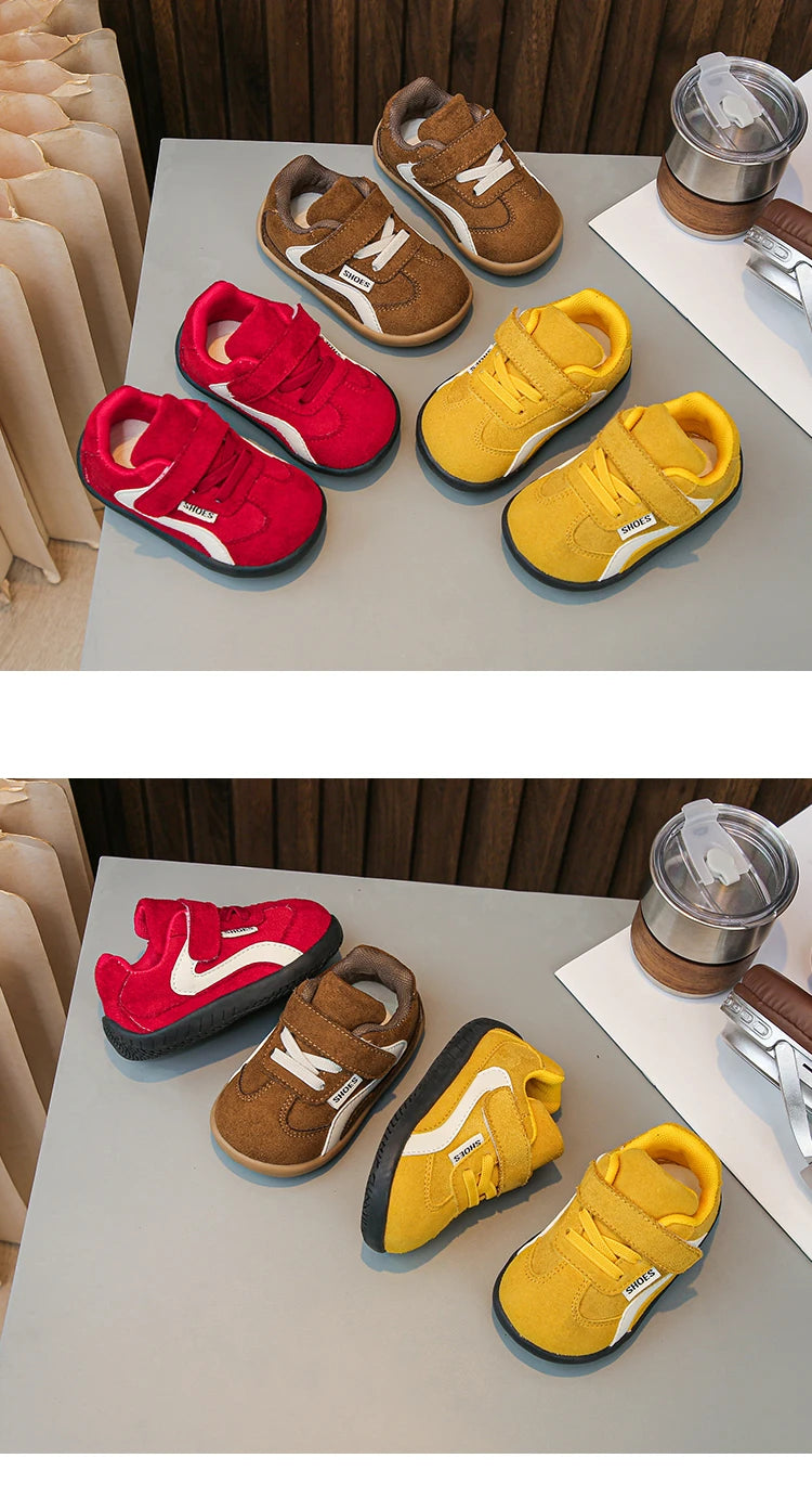 Kids Casual Shoes Sneakers Boys Sport Breathable Tennis Sneaker Baby Children Girls Shoes Spring Fashion Flat Running Shoe 17-26