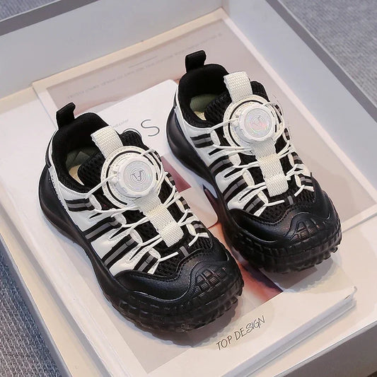 Kids Sports Shoes Non-slip Soft Sole Boys Girls Casual Shoes Ins Trendy 2025 New Fashion Children Sneakers Breathable Comfort