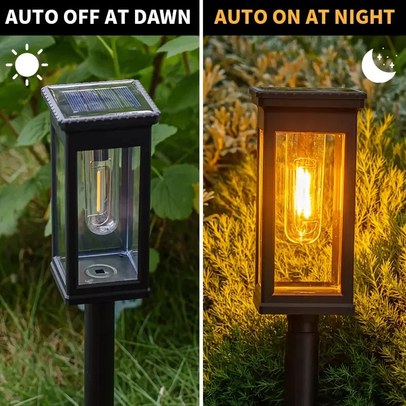 Outdoor Solar Street Lights Courtyard Lawns Walking Paths Lane Decorations Garden Paths Terraces Landscape Lighting