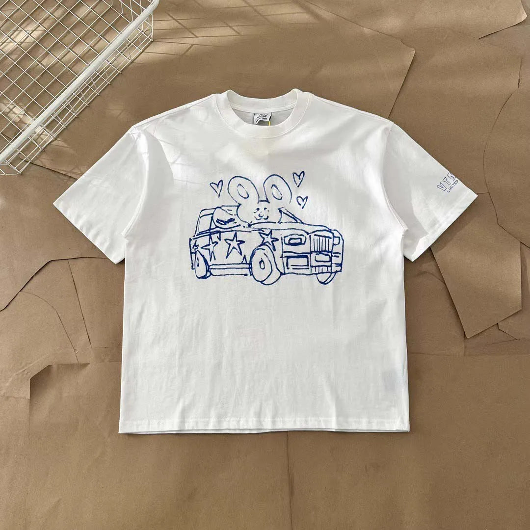 Top Version 1:1 VT Paris Very Expensive T-shirt Printed Women Men T shirts tees Hiphop Oversized HeavyCotton Men T-shirt