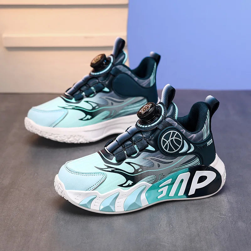 Children Shoes Boys Sneaker 4 To 12 Years Autumn Kiss Daily Casual Sneaker Fashion Print Platform Thick Sole Boys Sports Shoes