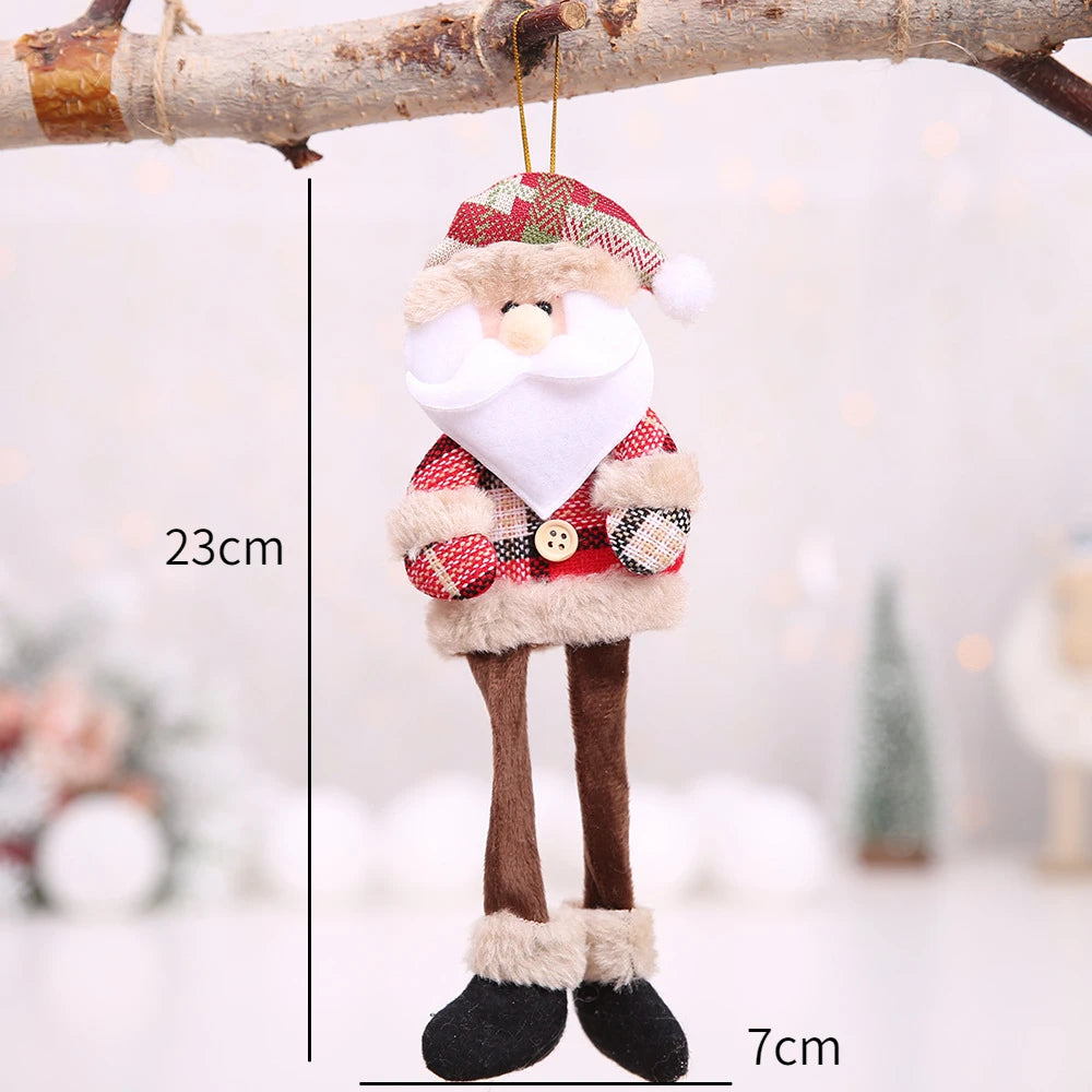 New Year 2025 Christmas Tree Decorations Cute Dolls