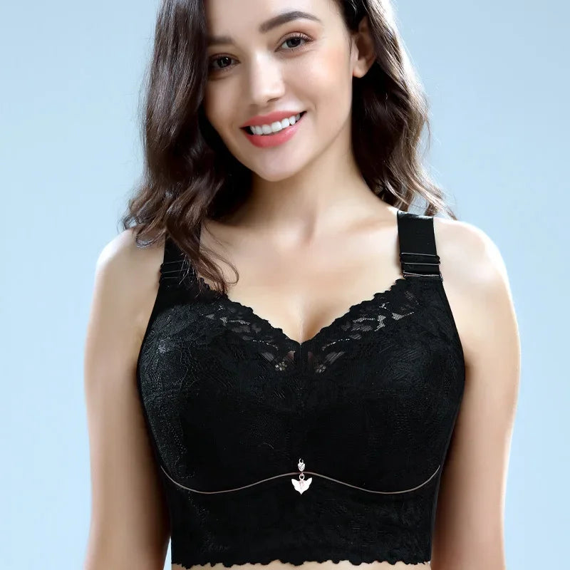 Women's Bra Female Lingerie Lace Bra Women Underwear Push Up Bra Backless Bra Embroidery Bras for Women Big Size Sexy Bra Tops