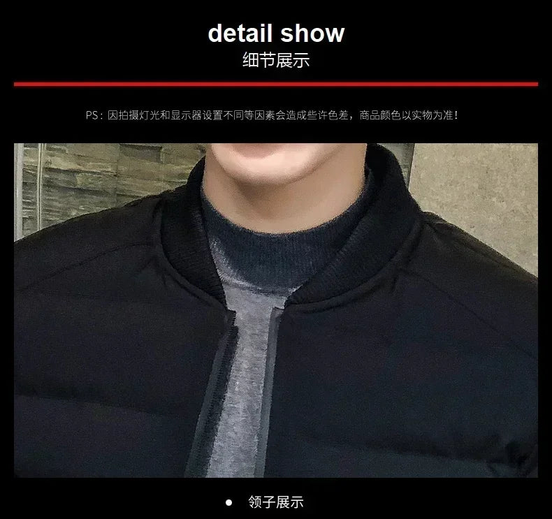 Winter Jacket Men Down Men Jackets Parka Men High Quality Outwear Brand Slim Mens Coats Casual Windbreak Jacket Men Winter Warm