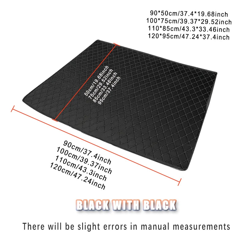 Universal Car Trunk Carpets Rear Rugs Auto Accessories Interior Products Covers Parts Waterproof Automobiles Custom Replacement