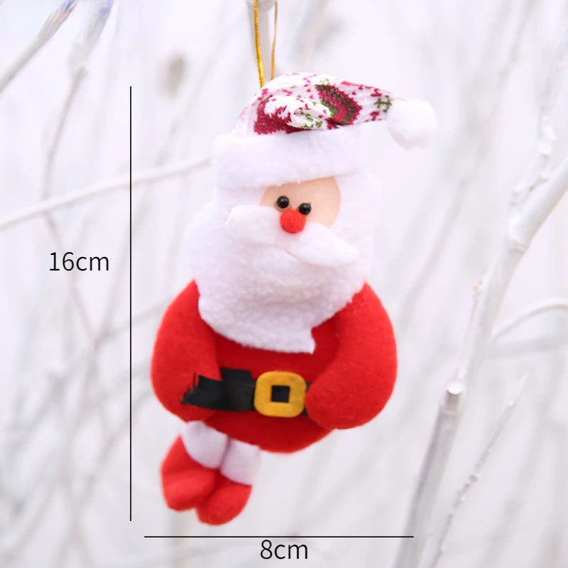 New Year 2025 Christmas Tree Decorations Cute Dolls