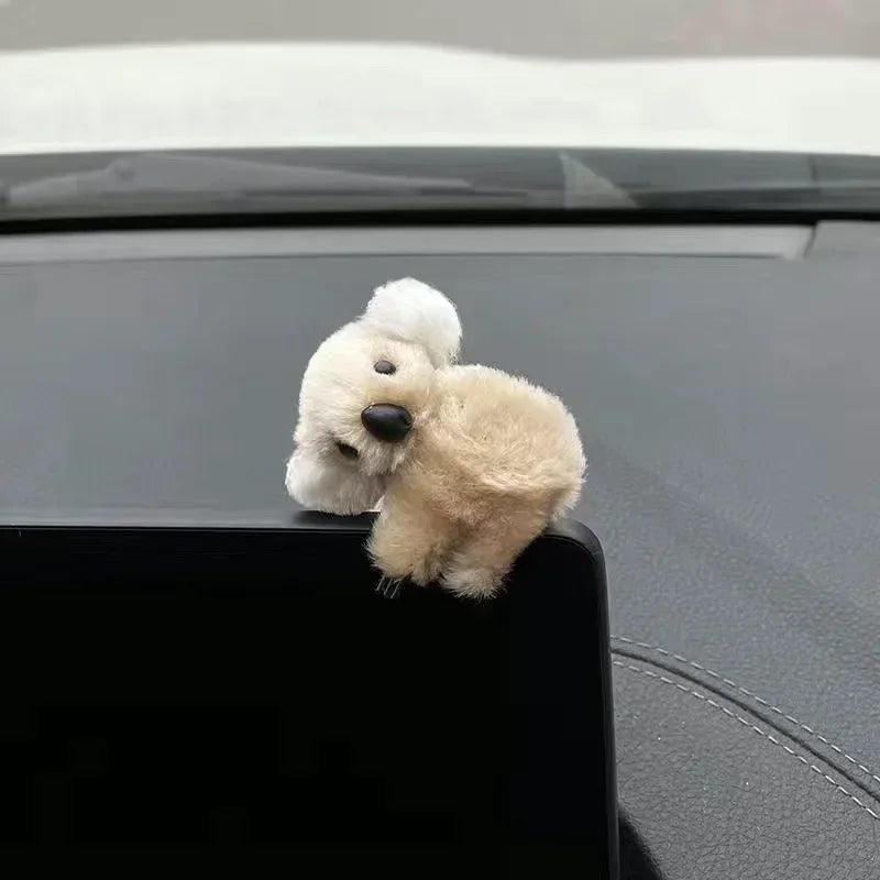 Plush Cute Koala Auto Rearview Mirror Control Screen Decoration.