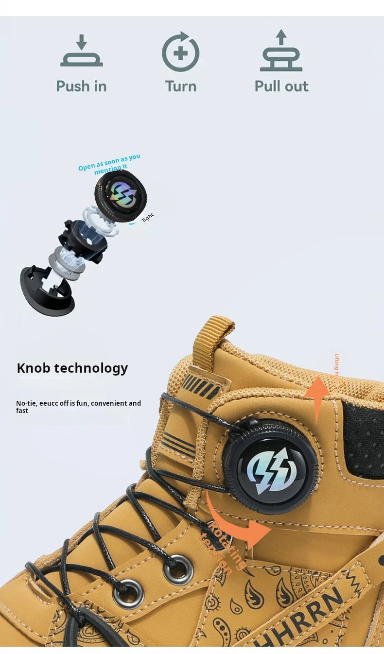 Platform Sports Shoes Kids Sneakers Sports and Leisure Shoes for Boys Wear-resistant Loafers Soft and Comfortable Fashion new