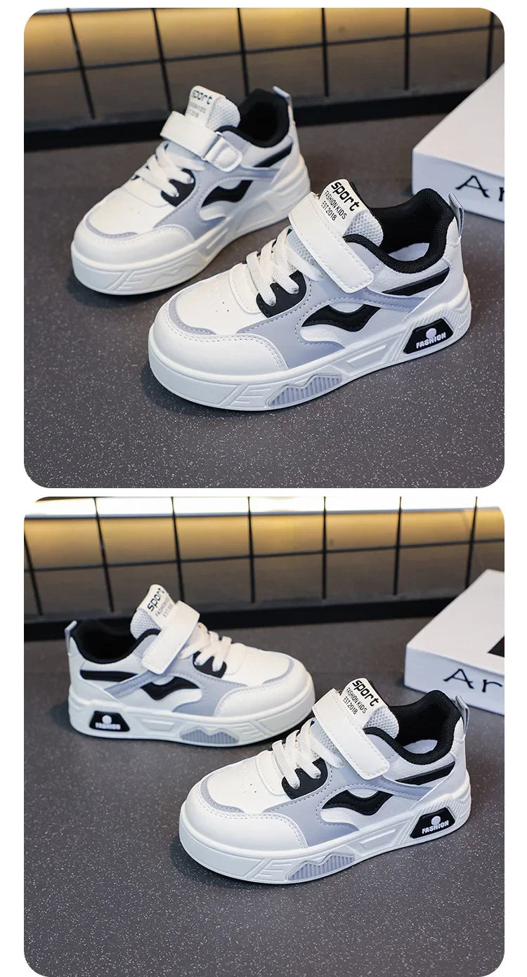 Children's Shoes for Girls and Boys Fashion Sneakers Kids' Soft-Soled Casual Shoes Student Sports Shoes Outdoor Walking Shoes