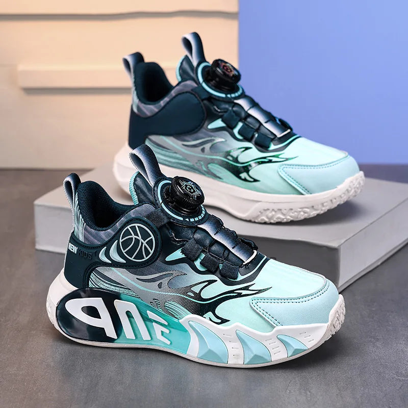 Children Shoes Boys Sneaker 4 To 12 Years Autumn Kiss Daily Casual Sneaker Fashion Print Platform Thick Sole Boys Sports Shoes