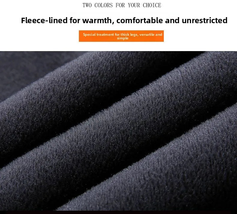 Fleece Thermal Autumn Winter Denim Jeans for Men Pants Warm Thicken Straight Stretch Clothing Fashion Street Causal Denim Pants