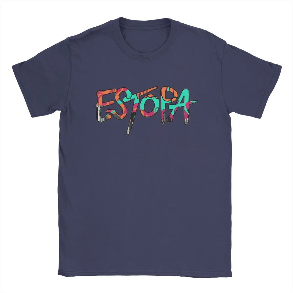 Men T-Shirts Estopa Tour Rock Band Unique 100% Cotton Tees Short Sleeve Pop Music Guitar Art T Shirt Round Neck Clothes Printed