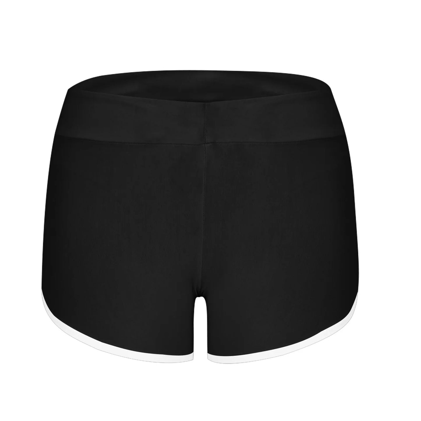 Women Mid Waist Shorts Girl Slim Fit High Stretchy Short Trousers Female Tight Shorts For Ladies Running Shorts Slim Fit Elastic