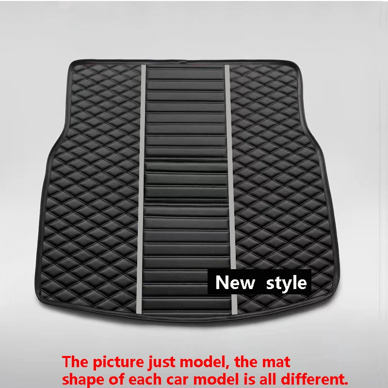 Car Trunk Mats For Hyundai Kona Kauai OS 2018~2022 Waterproof