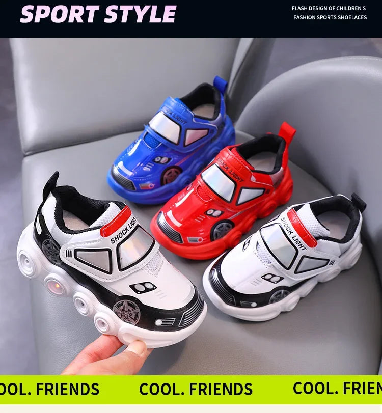 0-6Years Children Glowing Sneakers Kids Luminous SneakersBoys Girls Led  Lighted Sneakers Toddler Outdoor Shoes Casual Shoes