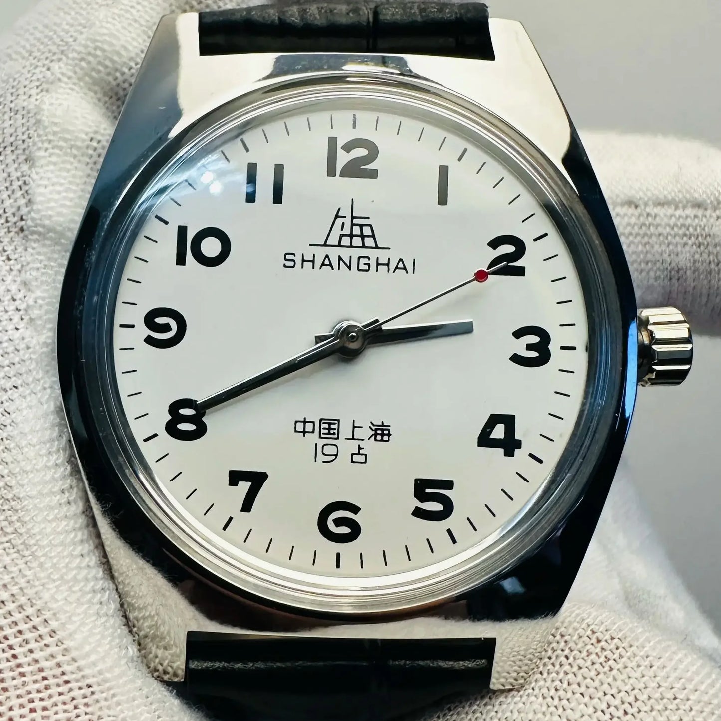 Vintage-Inspired Shanghai 7120 Watch 36mm - Mechanical Men's Wristwatch for Collectors & Watch Enthusiasts