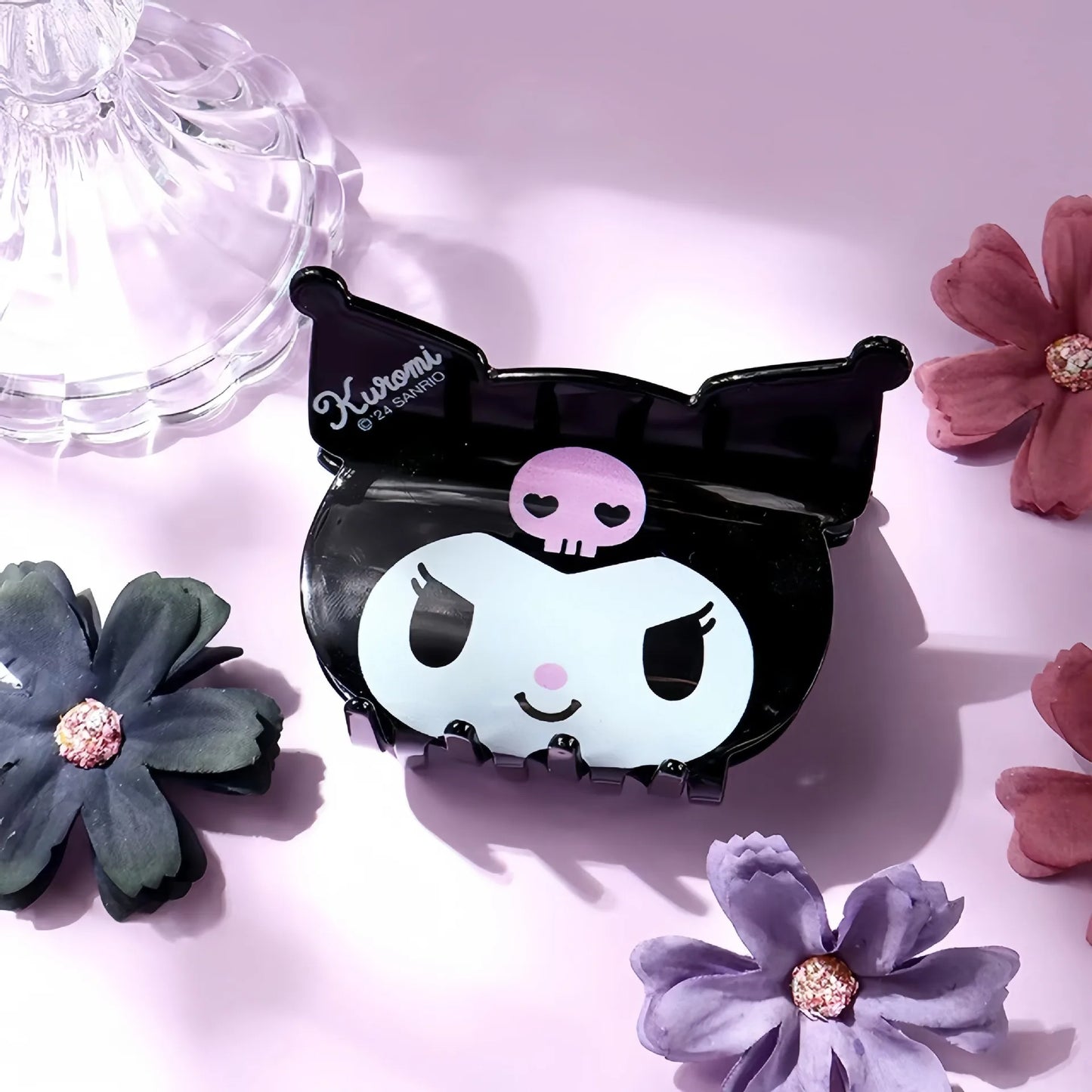 Sanrio Acrylic Hair Clips: Hello Kitty, Kuromi, Melody - Adorable Cartoon Hair Accessories