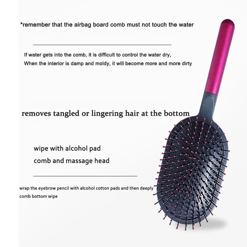 New Girls Hair Comb Scalp Massage Airbag Hairbrush Wet Curly Detangle Brush For Salon Hairdressing Styling Tools For  Women