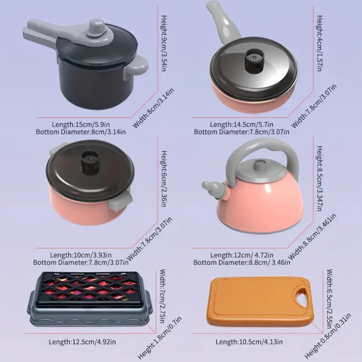 Kids Kitchen Toy Accessories, Pretend Cooking Playset with Play Pots and Pans, Utensils Cookware Toys, Play Food Set, Toy Veget