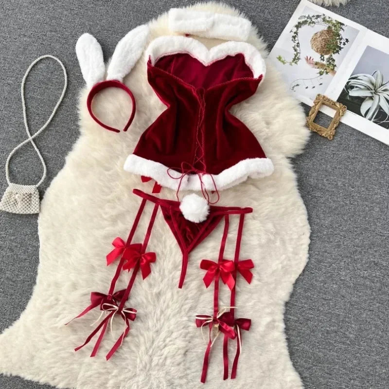 Women's Bras Women's Underwear Sets Sexy Lingerie Outfit Bra and Panty Set Woman Clothes Attractive Chest Suspenders Below Sex