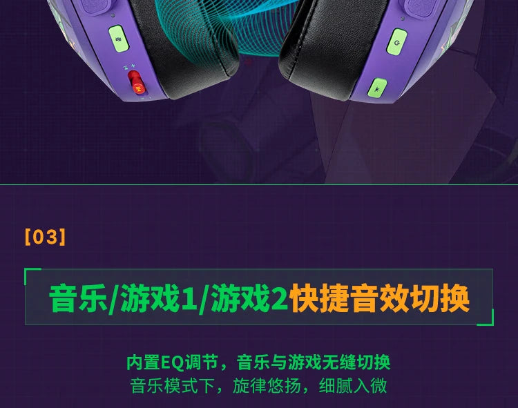 VALKYRIE VK S1 Gaming Headset Wireless Triple-Mode Detachable Microphone 15ms Ultra-low Latency Customized Gaming Headphones