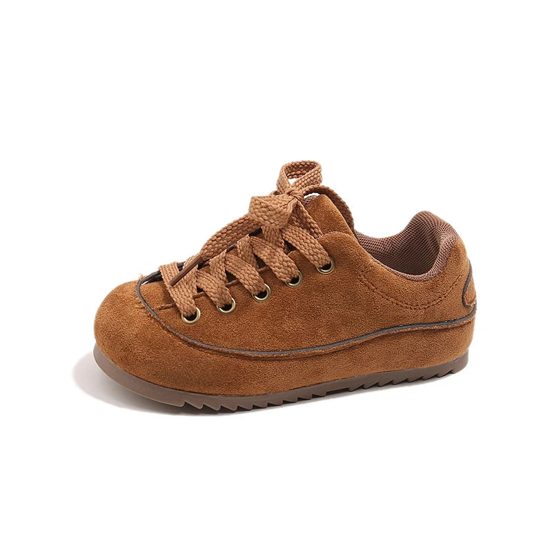 Kids Casual Sneakers for Girls 2025 New Autumn Toddler Walking Shoes Soft Sole Versatile Chic Kid School Outdoor Trainers Age4-6