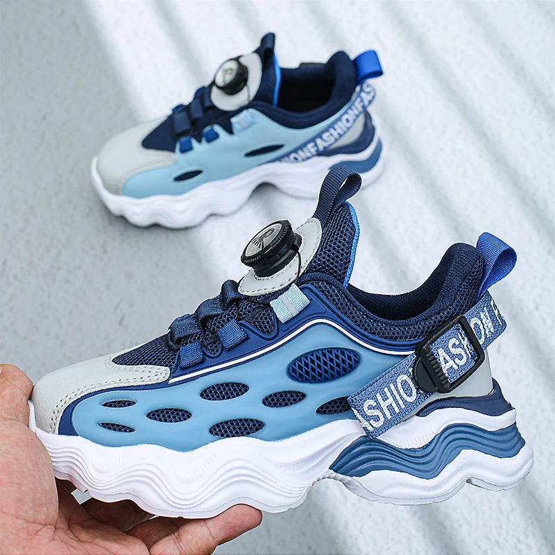 Kids Shoes for Boys Spring Summer 2025 New Casual Mesh Breathable Sneakers Platform Soft Comfortable Running Shoes for Children