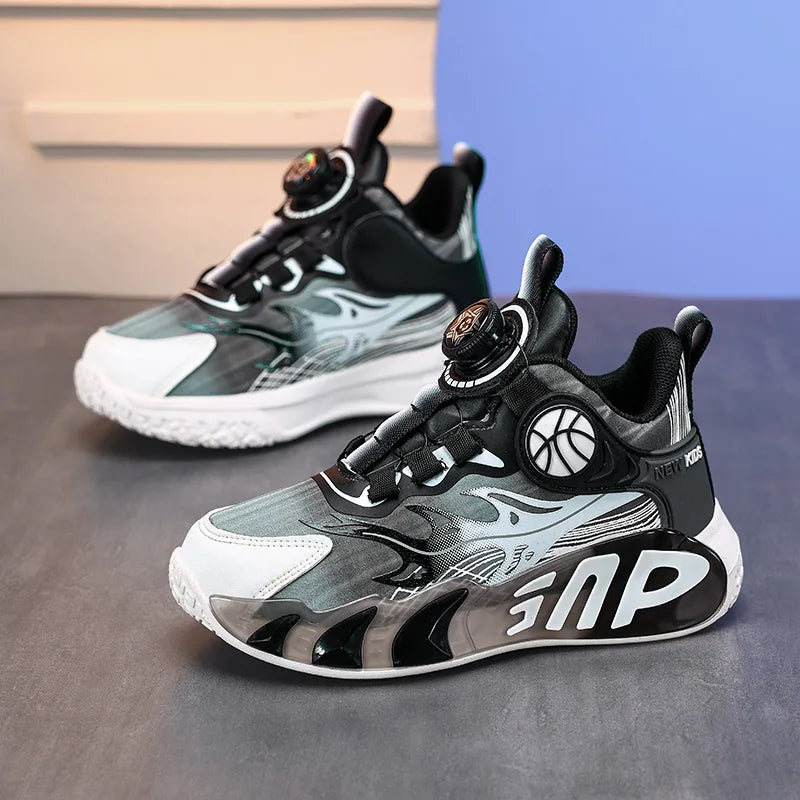 Children Shoes Boys Sneaker 4 To 12 Years Autumn Kiss Daily Casual Sneaker Fashion Print Platform Thick Sole Boys Sports Shoes