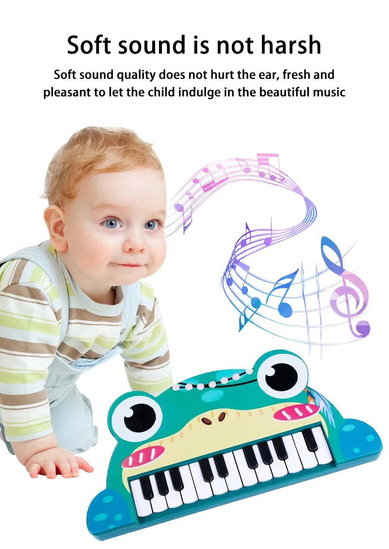 Kids Piano Keyboard Toy Children's Electronic Musical Instrument Multi-Functional Animal Piano Keyboard Early Education Toys