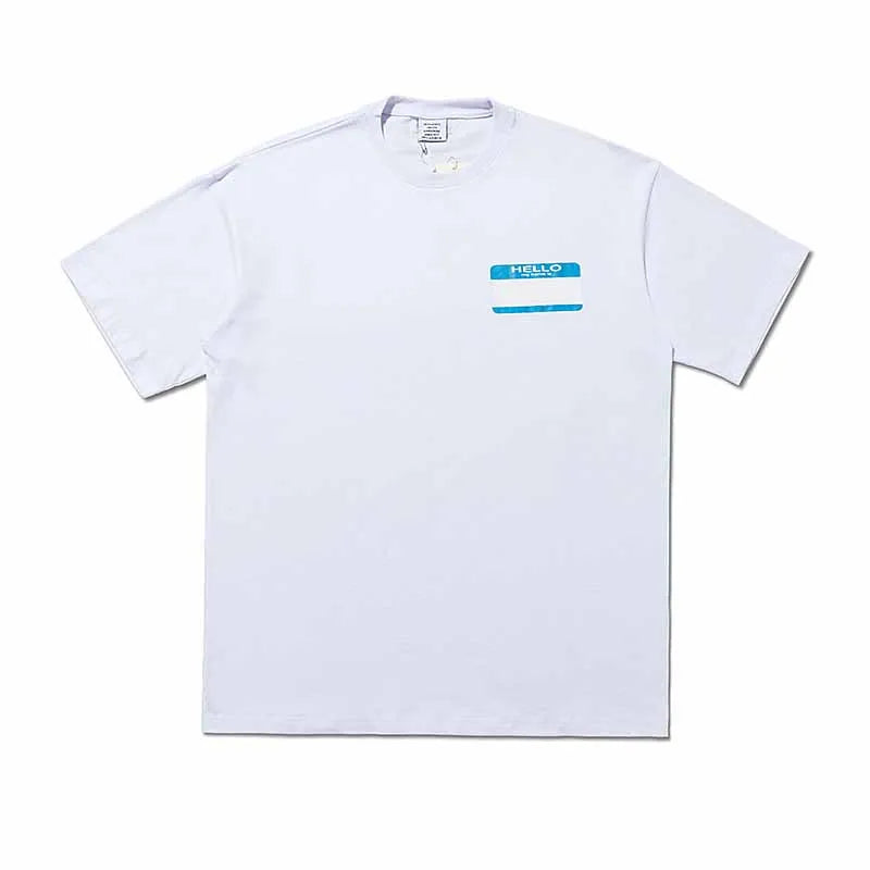 Summer Style Luxury VT Colorful Logo Printed Women Men T shirts tees Oversized Men Casual Cotton T shirt