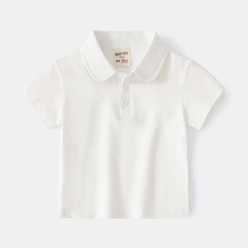 Kids Polo T Shirts Solid Cotton Boys Sport Polo T-Shirts Children's Tops Fashion Kids Clothes Summer Children Polo Tees