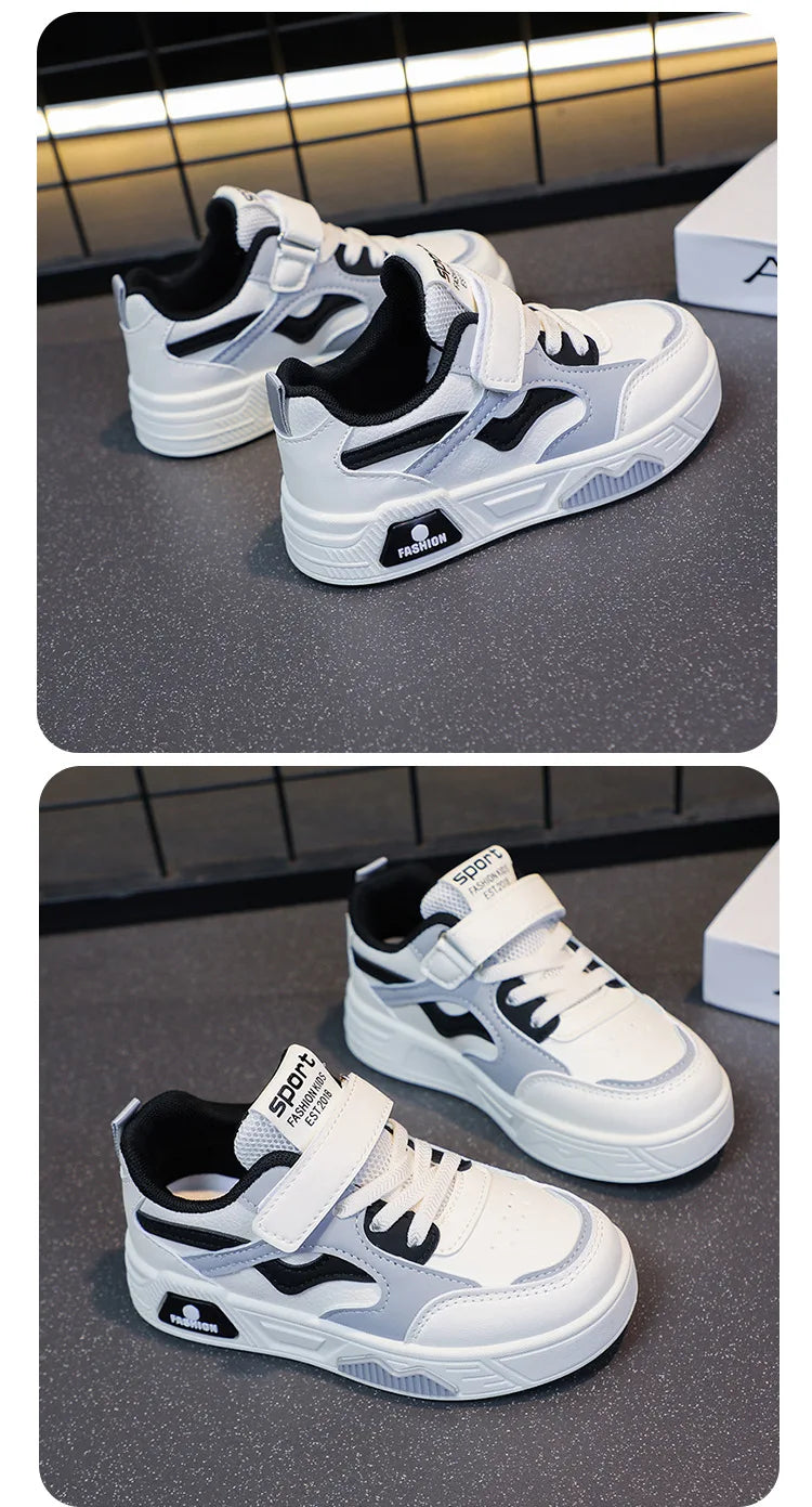 Children's Shoes for Girls and Boys Fashion Sneakers Kids' Soft-Soled Casual Shoes Student Sports Shoes Outdoor Walking Shoes