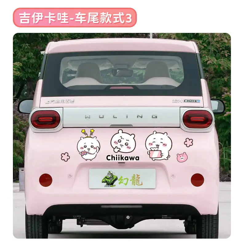 Stickers Car Accessories Decorate Hachi ware Usagi Car Accessories Gift