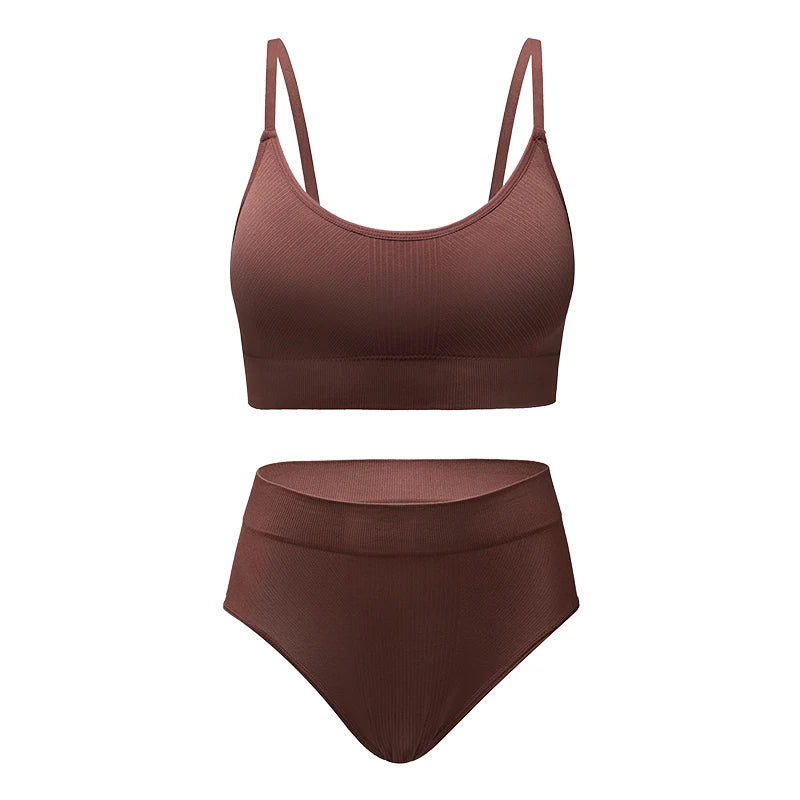 Hot Sale Seamless Panties Underwear Set Conjuntos De Ropa Interior Para Mujeres Seamless Bra And Panties Sets For Women