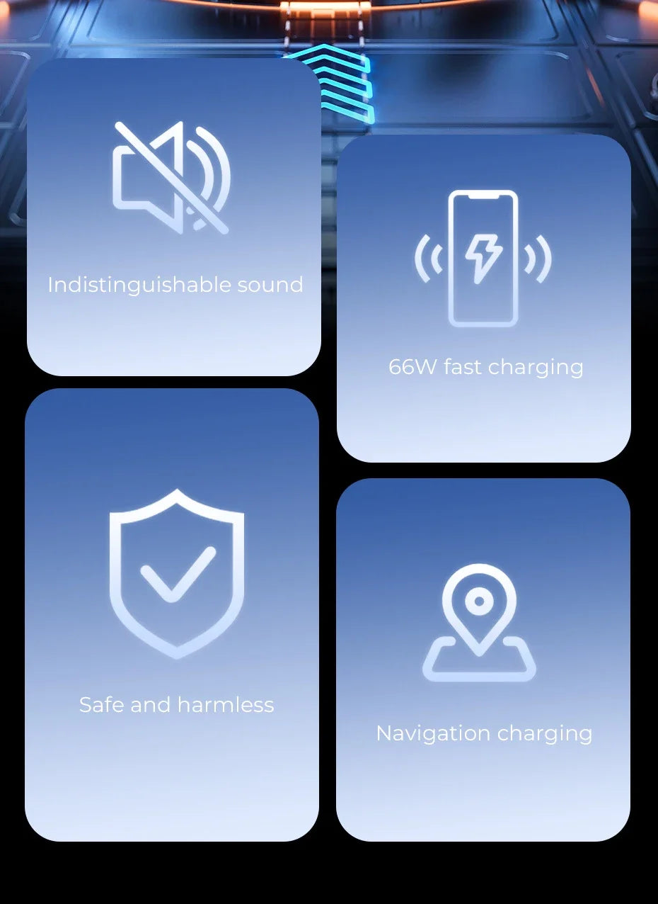 Wireless Car Charger, Fast Charging Phone Holder BothLin 3 in 1 Phone Mount Auto Clamping Car Accessories