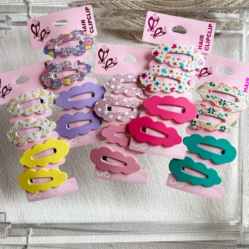 2025 Cute Cartoon Baby Hairpins Set Children Girls Kids Kawaii Hair Clips Pin Barrettes Accessories Hairgrips Headdress Headwear